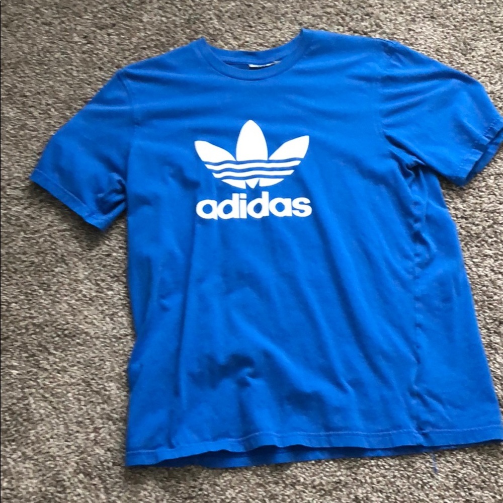 Blue adidas short sleeve tee